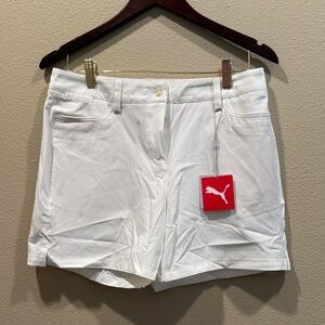 Puma Women's Athletic White Shorts